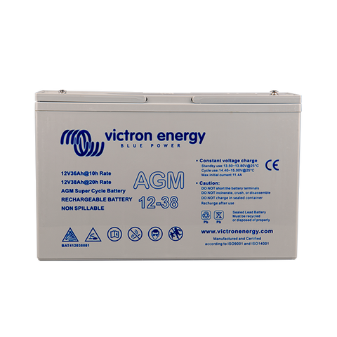 Victron 12V/38Ah AGM Super Cycle Battery (M5) BAT412038081